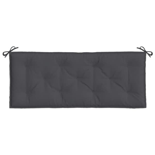 vidaXL hynde til havebænk 120x50x7 cm stof meleret antracitgrå