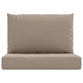 Miniatyrbild 5 av 11: vidaXL Palldynor 2 st taupe oxfordtyg