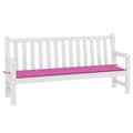 Miniatyrbillede 4 af 7: vidaXL hynde til havebænk 200x50x3 cm stof pink