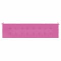 Miniatyrbillede 5 af 7: vidaXL hynde til havebænk 200x50x3 cm stof pink