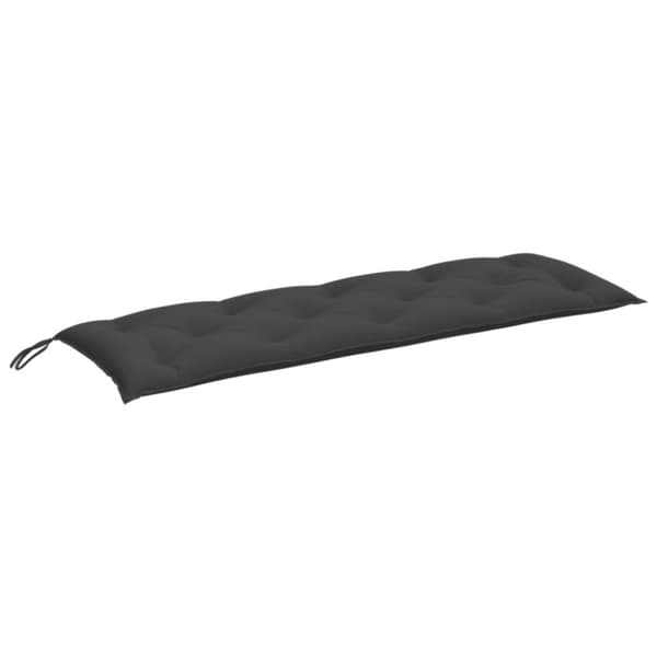 vidaXL Bänkdynor 2 st melerad antracit 150x50x7 cm tyg