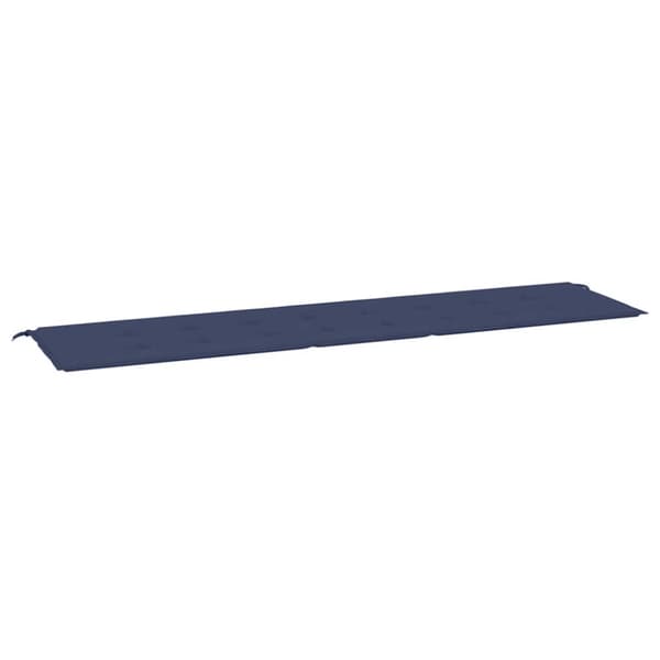vidaXL hynde til havebænk 200x50x3 cm oxfordstof marineblå