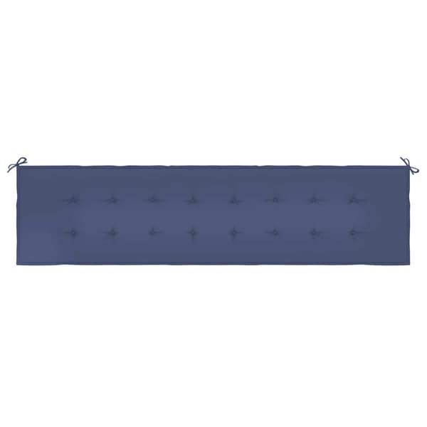 vidaXL hynde til havebænk 200x50x3 cm oxfordstof marineblå