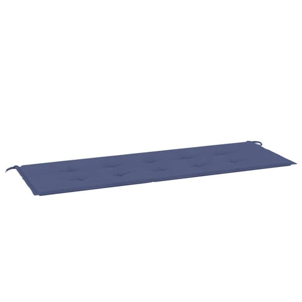 vidaXL hynde til havebænk 150x50x3 cm oxfordstof marineblå