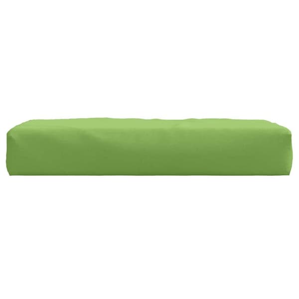 vidaXL pallehynde 60x60x10 cm stof meleret lysegrøn