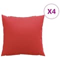 Pikkukuva 3 / 9: vidaXL Sohvatyynyt 4 kpl punainen 60x60 cm kangas