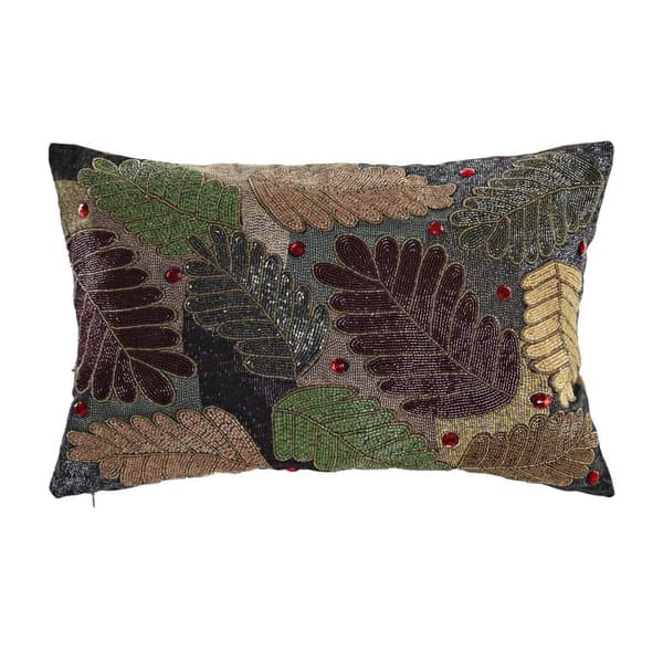 Kuddfodral DKD Home Decor 60 x 1 x 40 cm Blad Multicolour