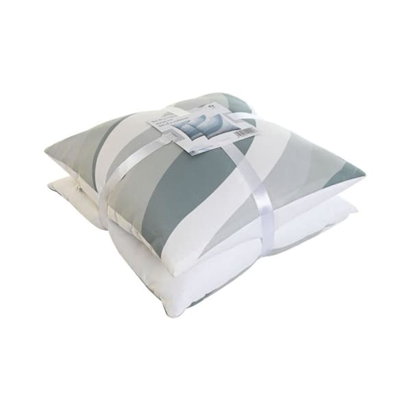 Set med dynor Home ESPRIT Vågor 45 x 5 x 45 cm (2 antal)