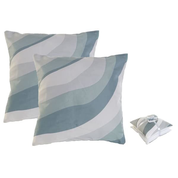 Set med dynor Home ESPRIT Vågor 45 x 5 x 45 cm (2 antal)