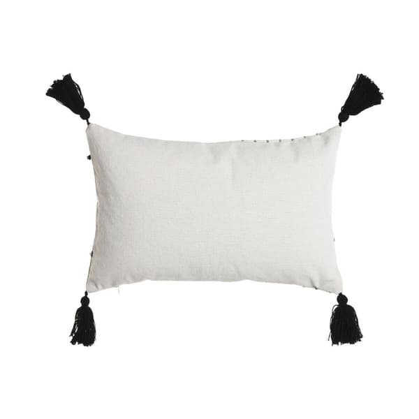Kudde Home ESPRIT Vit Svart Romb 50 x 15 x 30 cm