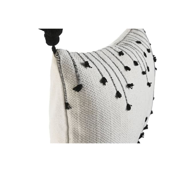 Kudde Home ESPRIT Vit Svart Romb 50 x 15 x 30 cm