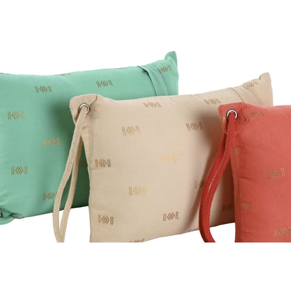Kudde Home ESPRIT Grön Beige Korall 30 x 10 x 20 cm (3 antal)