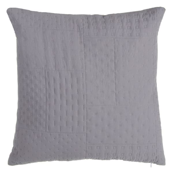 Kudde Grå 60 x 60 cm Fyrkantig