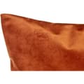 Miniatyrbillede 3 af 3: Pude Polyester Fløjl Orange (45 x 13 x 45 cm)
