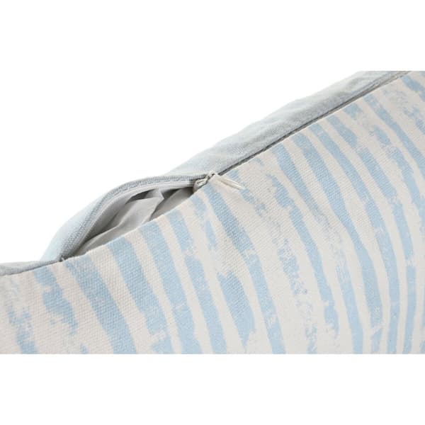 Pude DKD Home Decor 50 x 15 x 30 cm Striber Blå Hvid Middelhavet