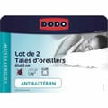 Miniatyrbillede 4 af 4: Pudebetræk DODO 2 enheder Hvid Antracit 65 x 65 cm