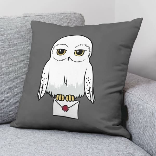 Pudebetræk Harry Potter Hedwig Multifarvet 50 x 50 cm