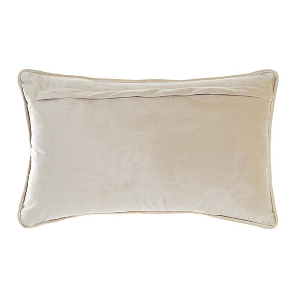 Pute DKD Home Decor Gyllen 50 x 10 x 30 cm Kukat