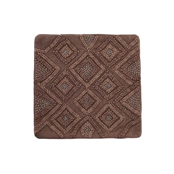 Putetrekk DKD Home Decor Brun Rombe 50 x 1 x 50 cm