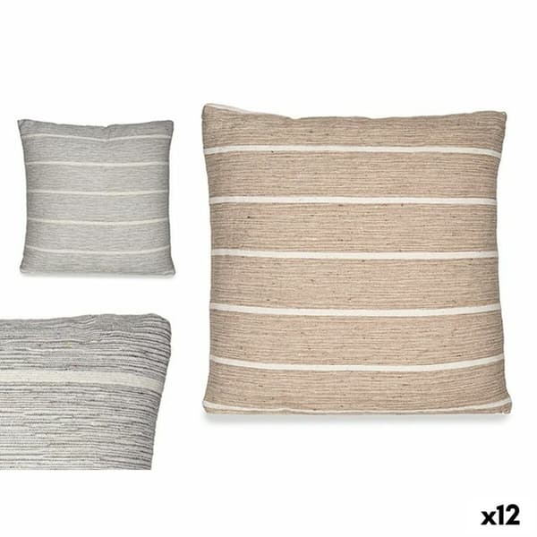 Pute Striper Brun Grå 45 x 12 x 45 cm (12 enheter)
