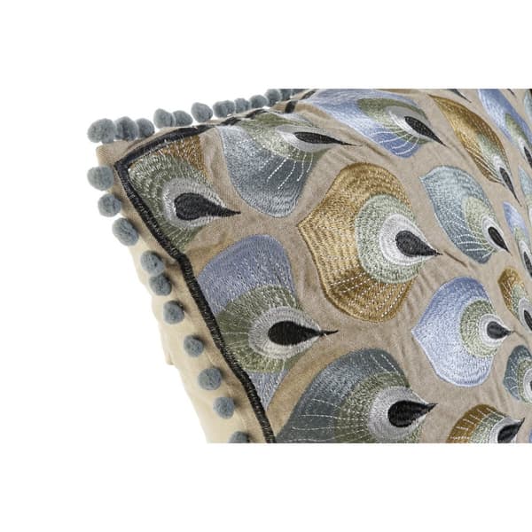 Pute DKD Home Decor Beige Blå (60 x 20 x 60 cm)