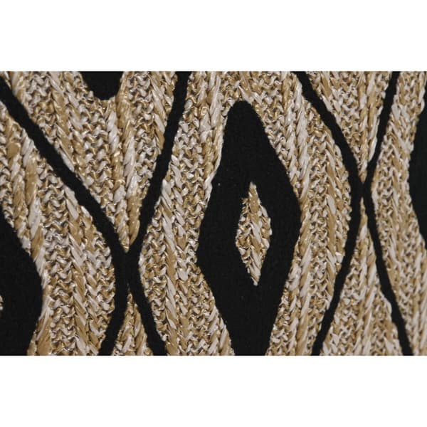 Pute Home ESPRIT Svart Naturell 42 x 15 x 42 cm