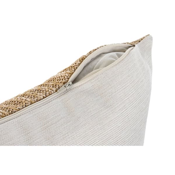 Pute Home ESPRIT Svart Naturell 42 x 15 x 42 cm