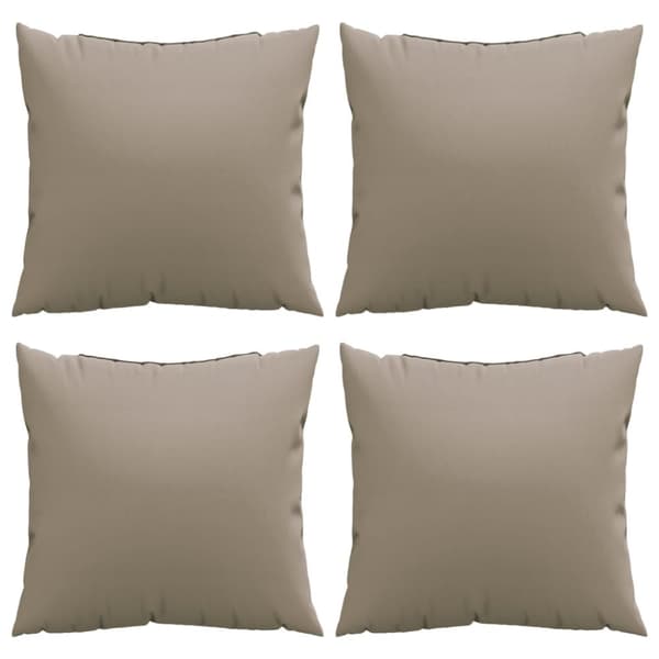 vidaXL Sohvatyynyt 4 kpl taupe 50x50 cm kangas