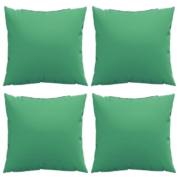 vidaXL Soffkuddar 4 st grön 60x60 cm tyg