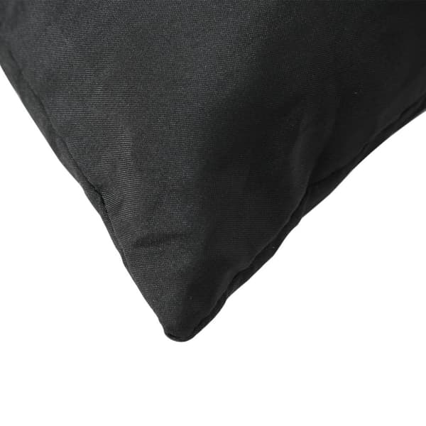 vidaXL Soffkuddar 4 st svart 40x40 cm tyg