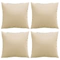 Miniatyrbillede 5 af 9: vidaXL sofapuder 4 stk. 50x50 cm stof beige