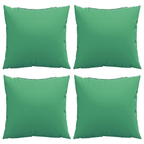 vidaXL sofapuder 4 stk. 50x50 cm stof grøn