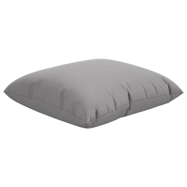vidaXL sofapuder 4 stk. 60x60 cm stof grå
