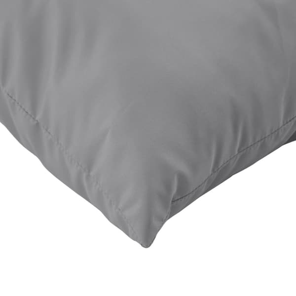 vidaXL Sofaputer 4 stk grå 50x50 cm stoff