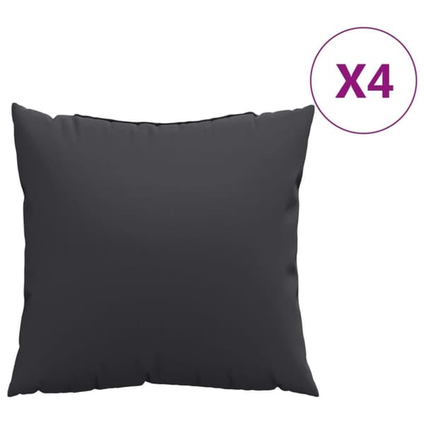 vidaXL Sohvatyynyt 4 kpl musta 40x40 cm kangas