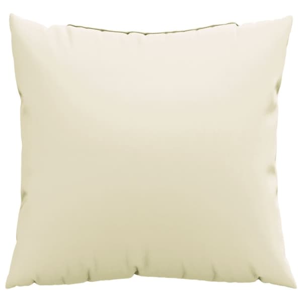vidaXL Sofaputer 4 stk kremhvit 60x60 cm stoff