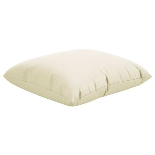 vidaXL Sofaputer 4 stk kremhvit 60x60 cm stoff