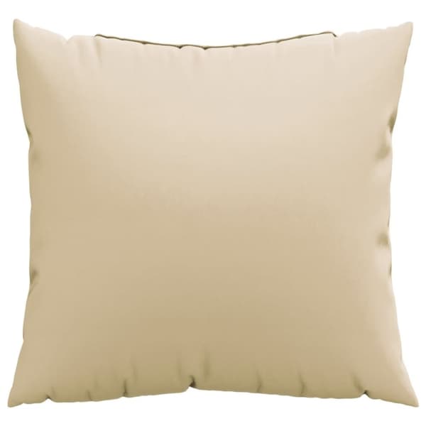 vidaXL Soffkuddar 4 st beige 50x50 cm tyg