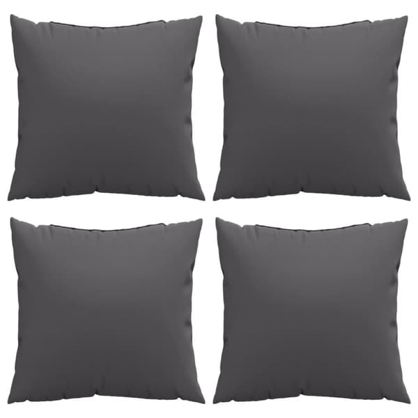 Soffkuddar 4 st antracit 40x40 cm tyg
