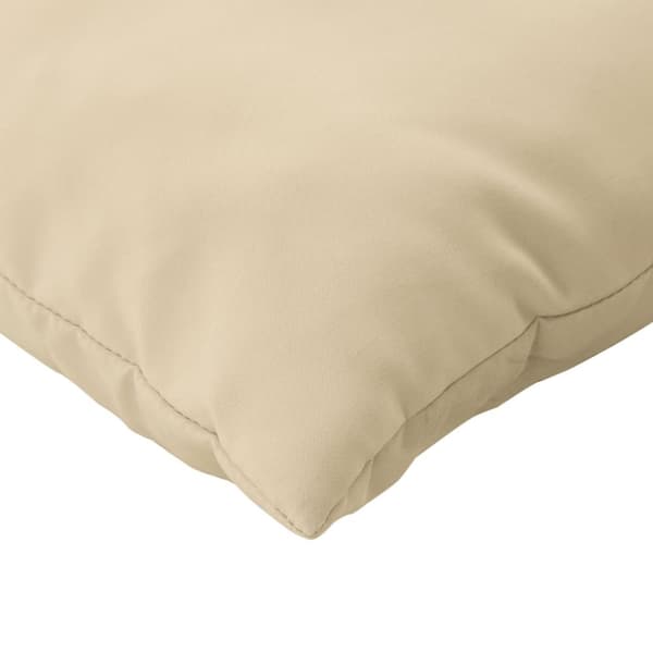 Soffkuddar 4 st beige 40x40 cm tyg