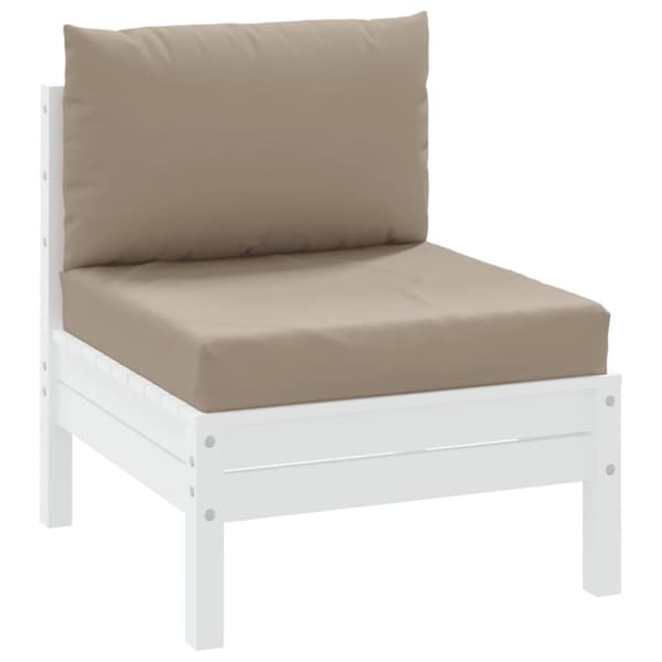 Palldynor 2 st taupe oxfordtyg