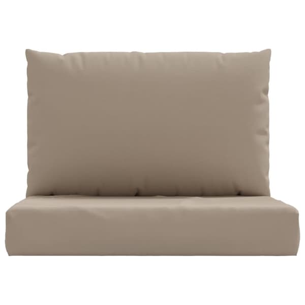 Palldynor 2 st taupe oxfordtyg