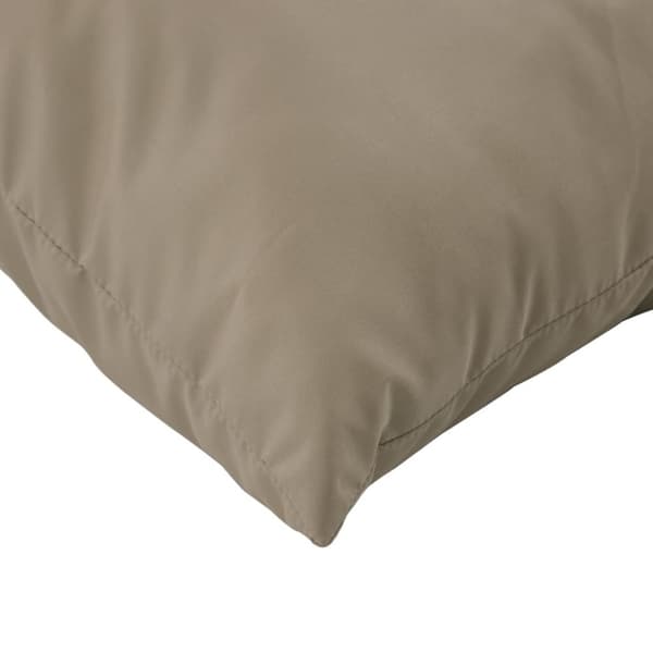 Palldynor 2 st taupe oxfordtyg