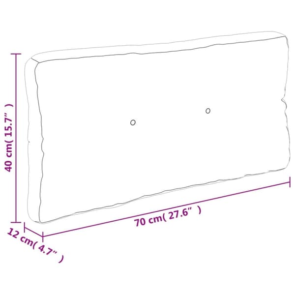 pallehynde 70x40x12 cm oxfordstof marineblå
