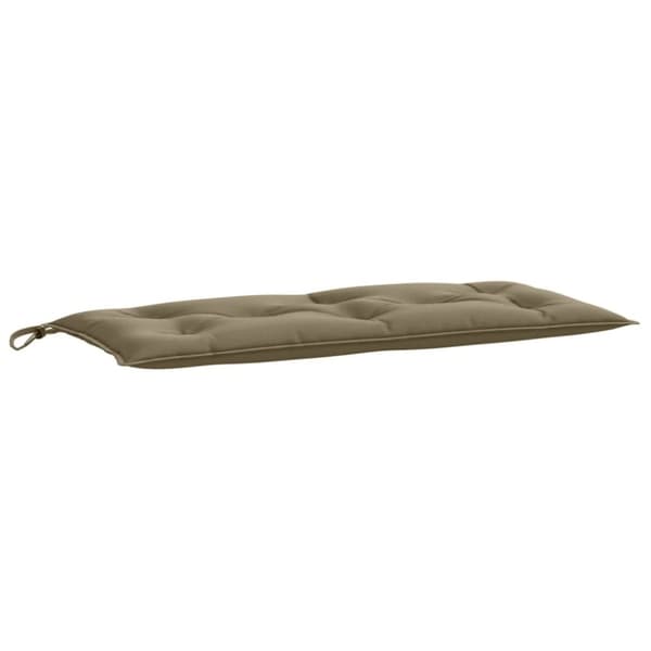 Puutarhapenkkityynyt, 2 kpl, taupe melange, 100x50x7 cm