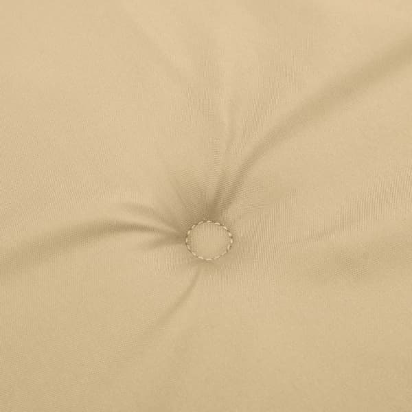 Puutarhapenkkityynyt, 2 kpl, beige melange, 200x50x7 cm