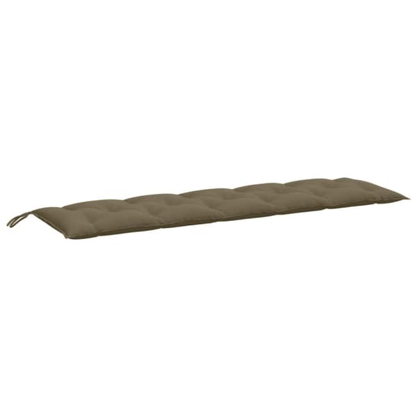 Puutarhapenkkityynyt, 2 kpl, taupe melange, 180x50x7 cm