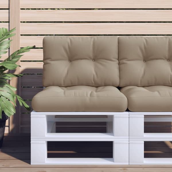 Palldyna taupe 50x40x12 cm tyg