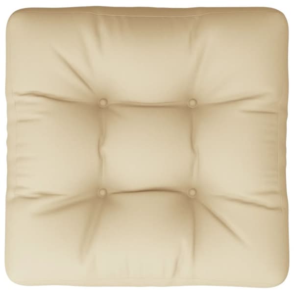 Palldyna beige 60x60x12 cm tyg