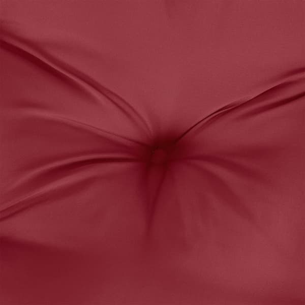 Palldyna vinröd 70x70x12 cm tyg